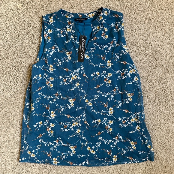 Papermoon Tops - New Papermoon Sleeveless Floral Blouse – Size Small | Cute
